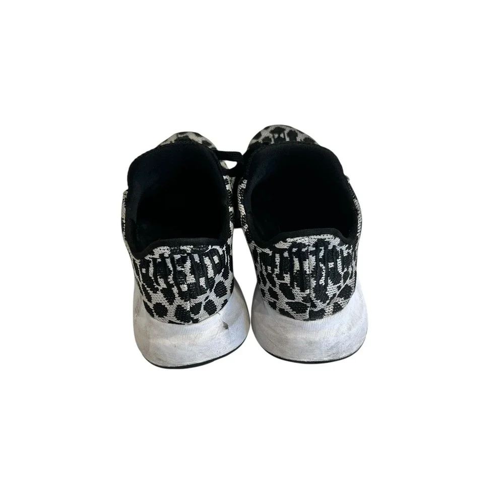 Adidas Swift Run Women's Sz 8 Cheetah‎ Leopard Animal Print Black White